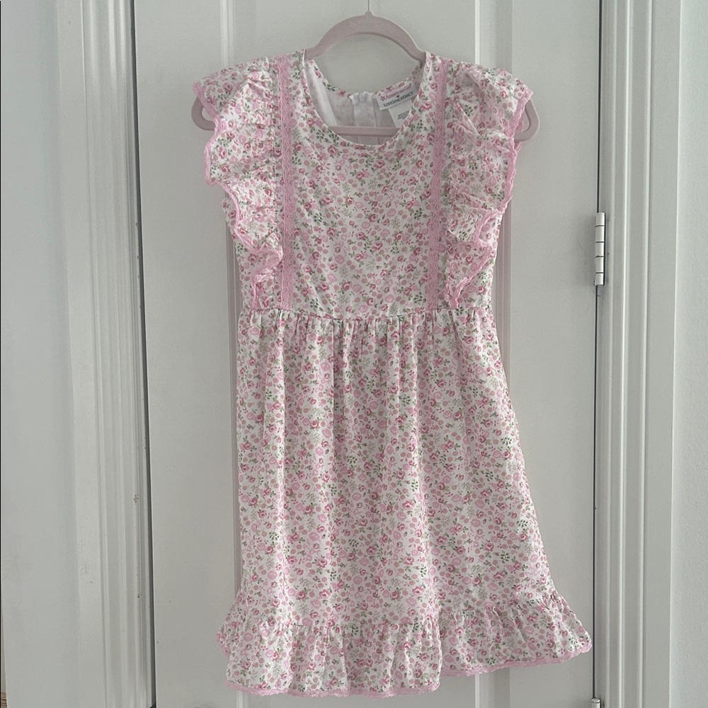 LoveShackFancy American Girl Floral Ruffle Dress 14